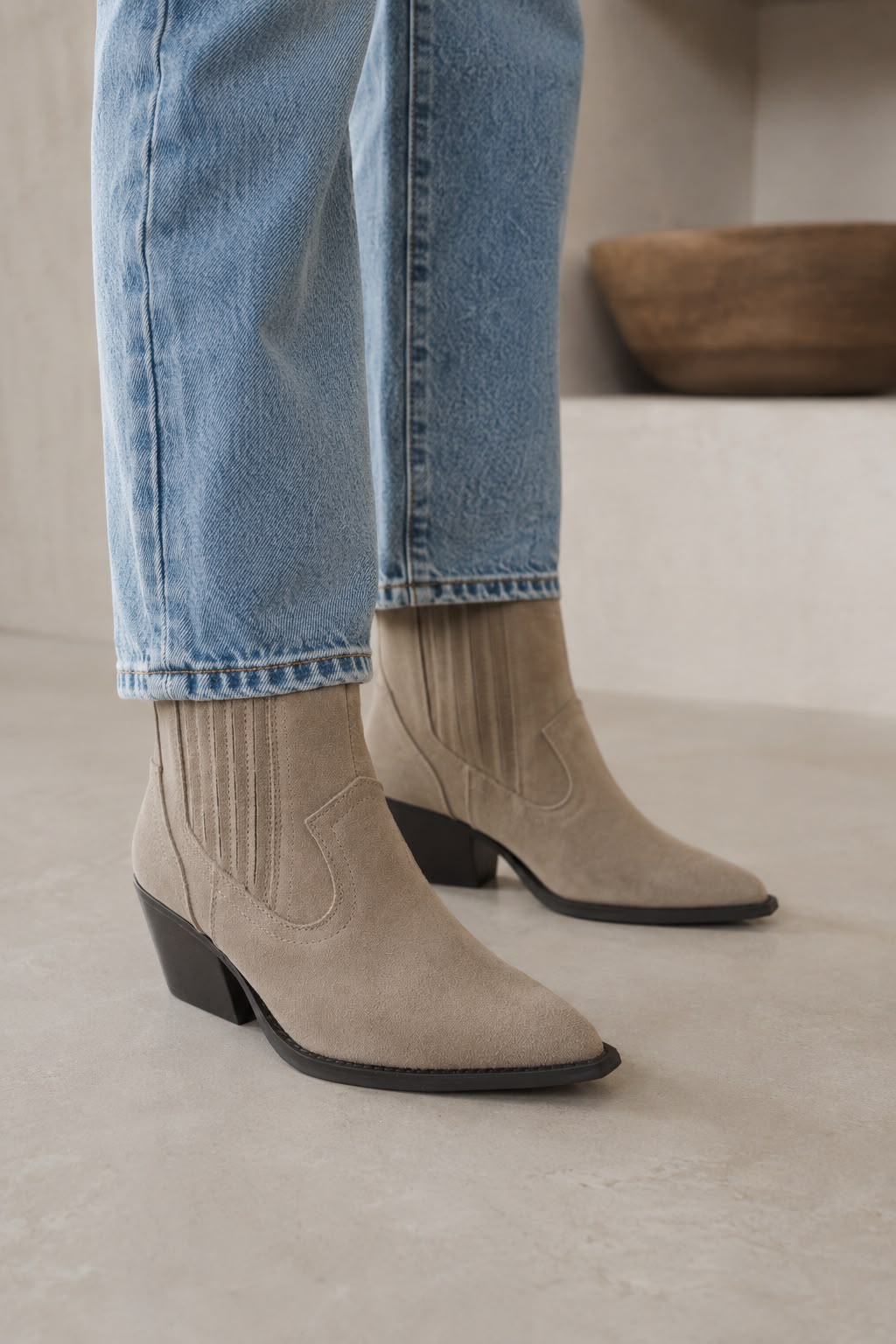 Boots Beige