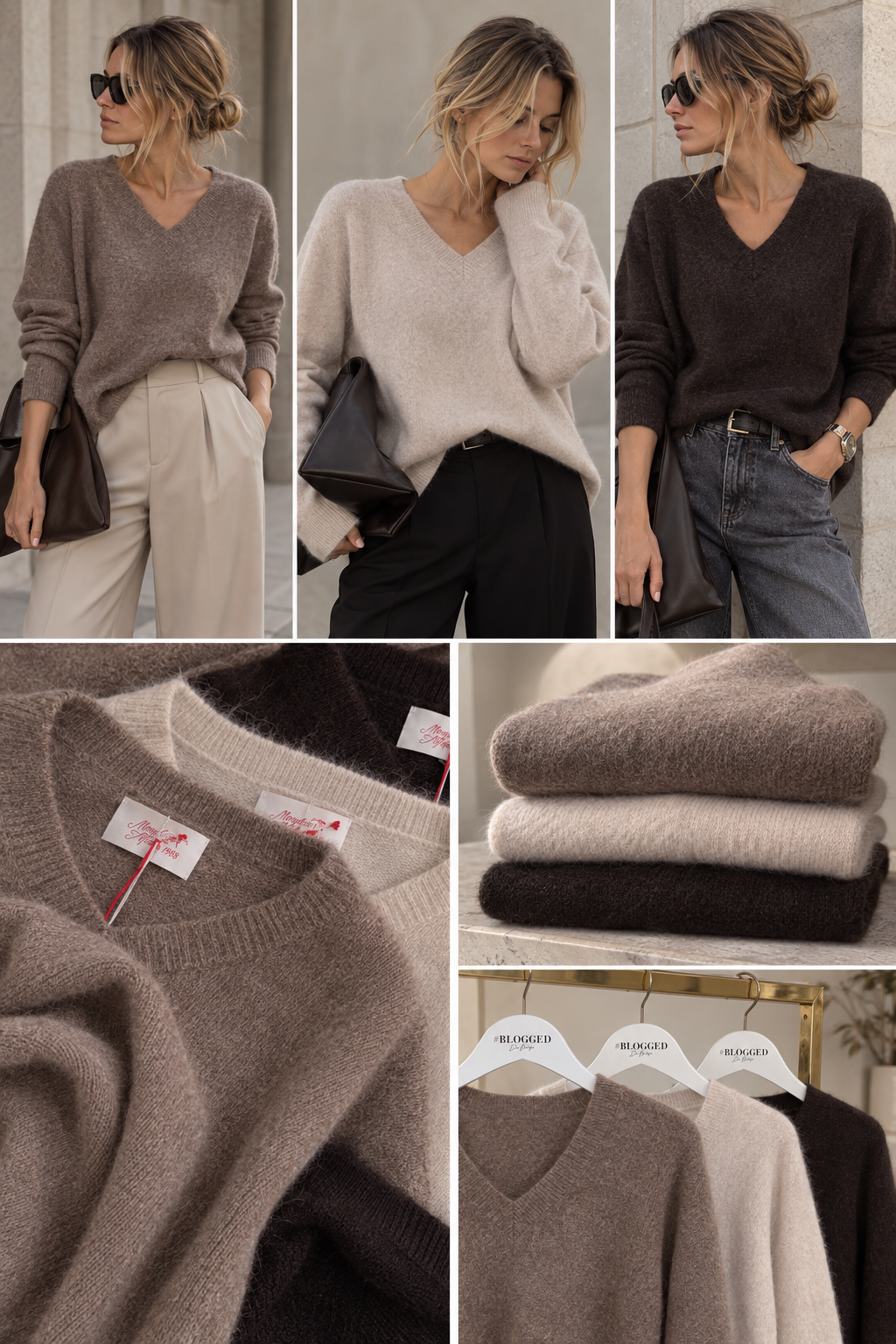 Pullover V- Neck Cashmere