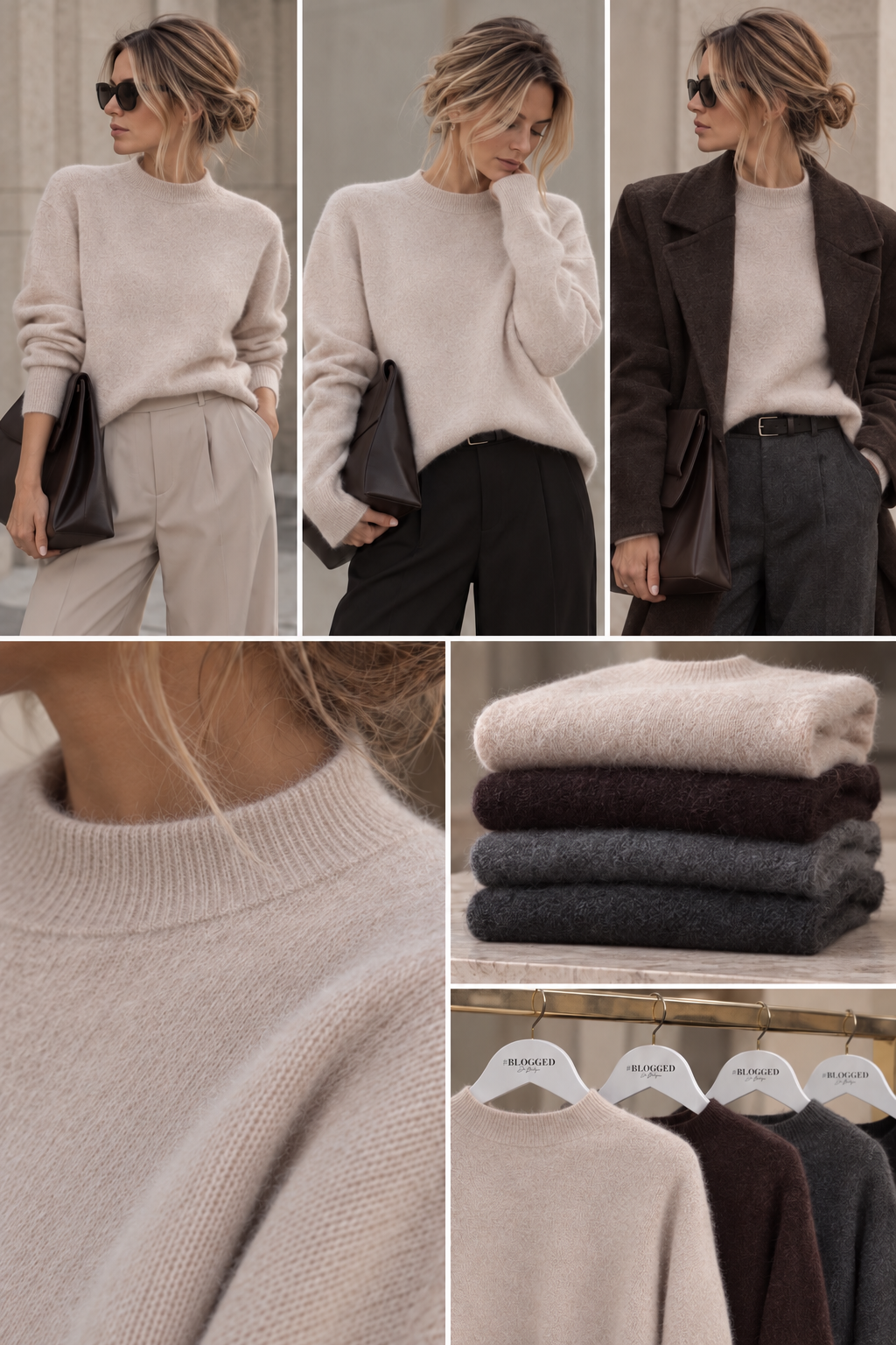 Pullover High Neck Cashmere