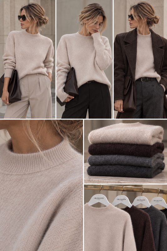 Pullover High Neck Cashmere