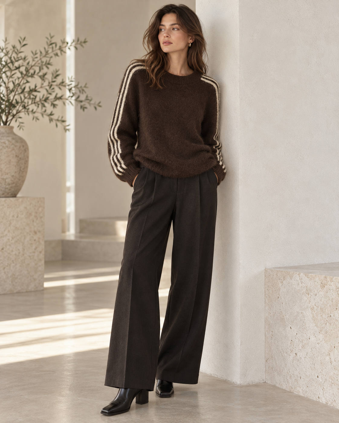 Pullover mit Streifen
