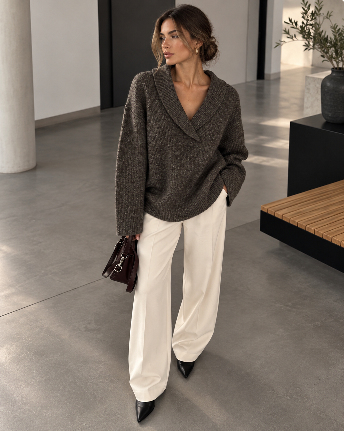 Pullover V-Schnitt