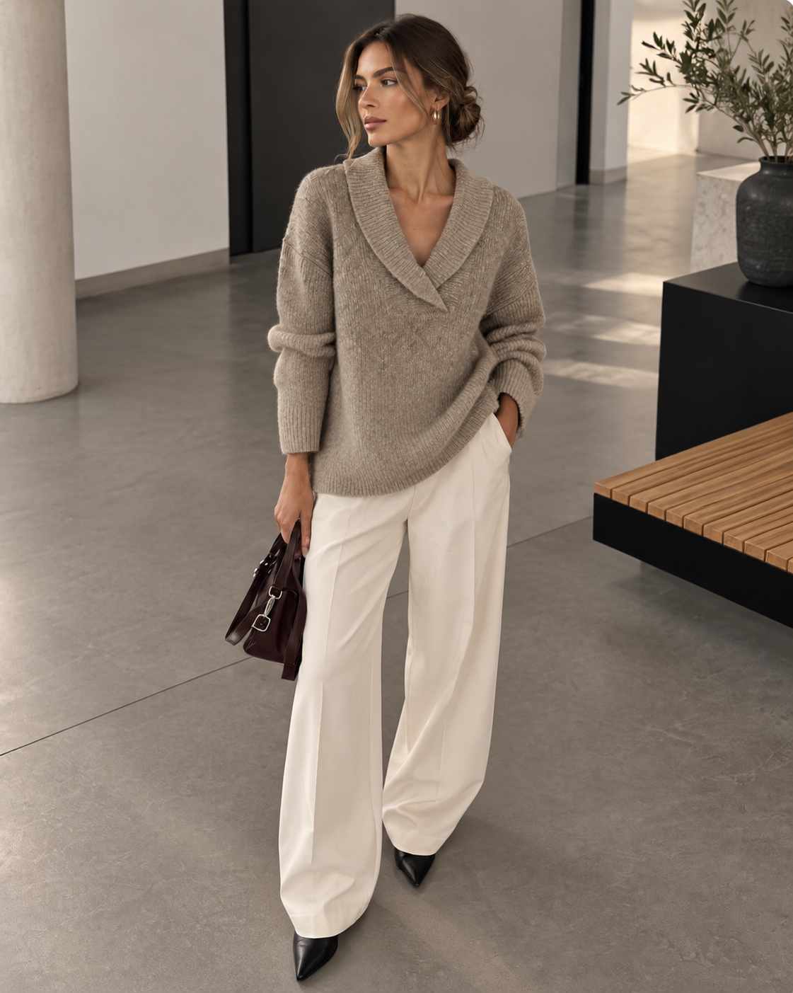 Pullover V-Schnitt