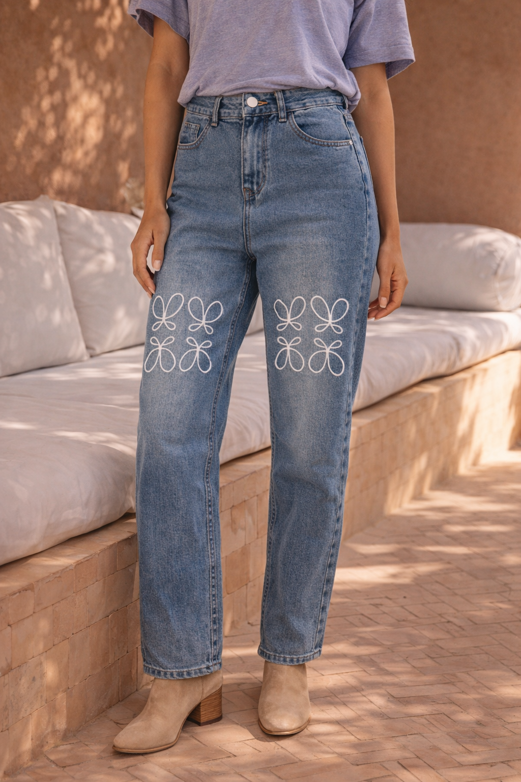 Jeans Stitch Details