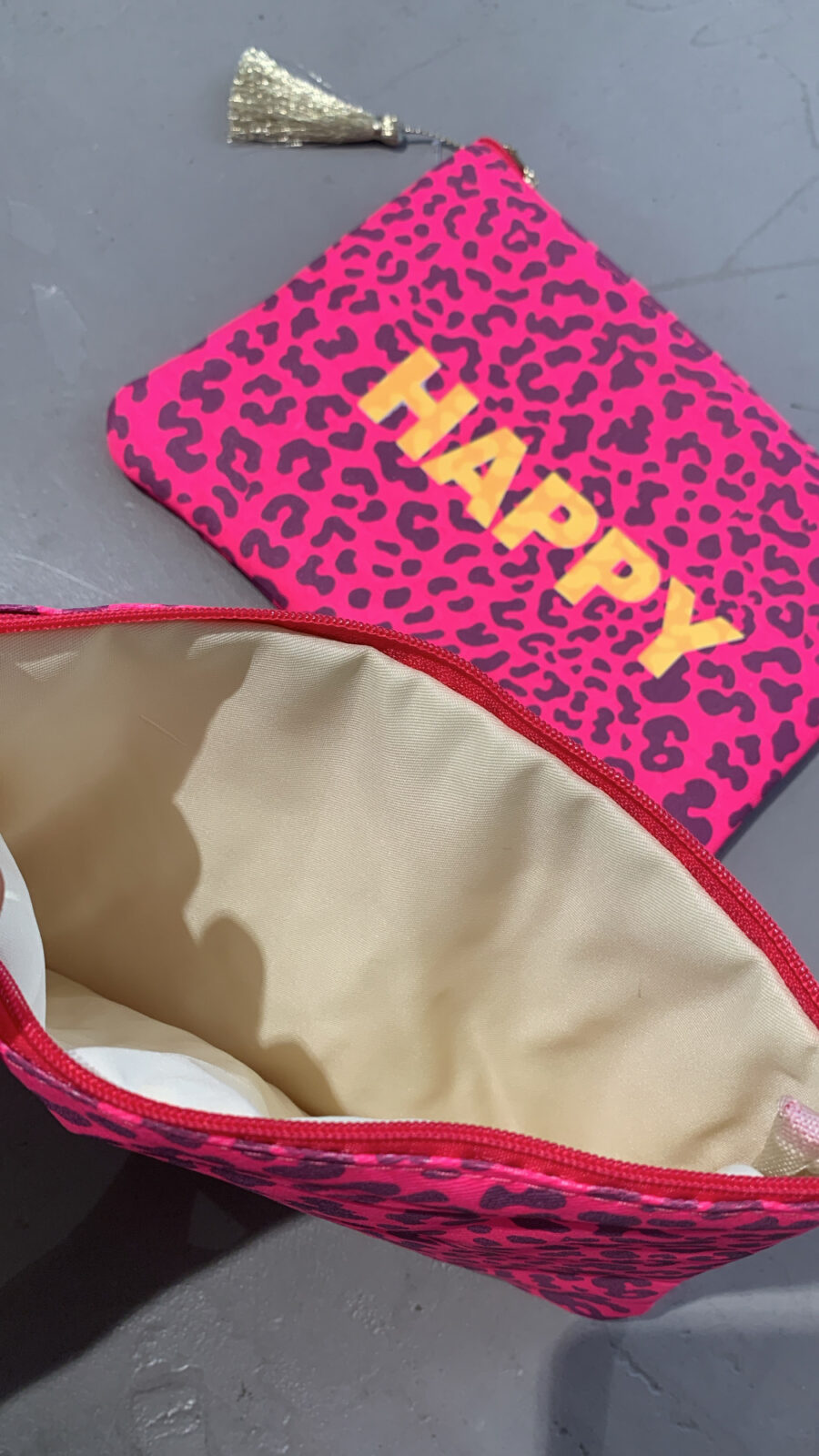 Tasche Kosmetik Neon Leo HAPPY – Bild 2