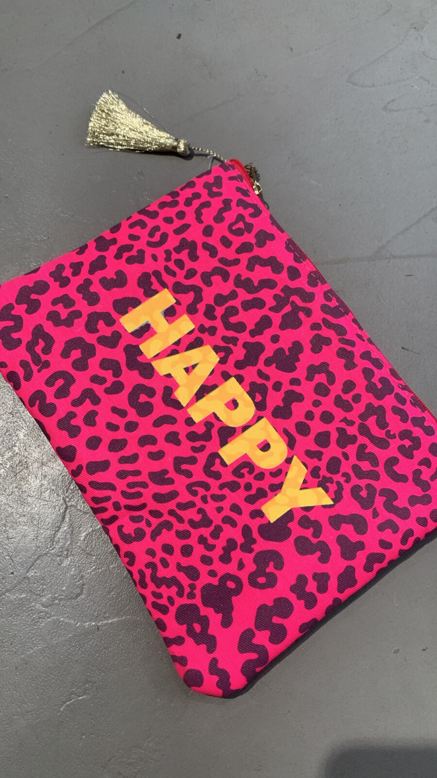 Tasche Kosmetik Neon Leo HAPPY